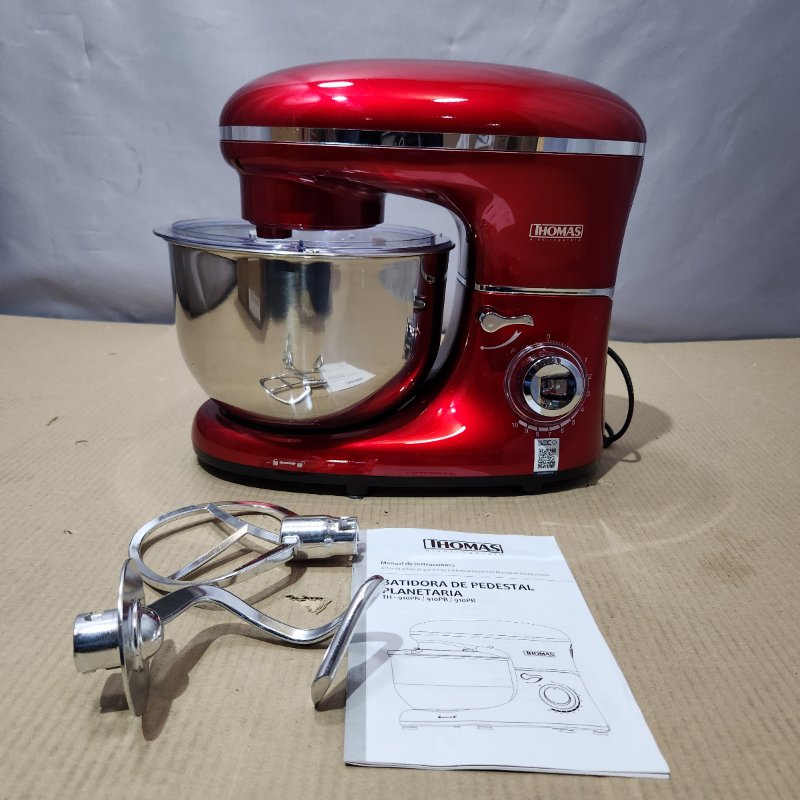 Batidora de Pedestal Thomas Planetaria TH-910PR Rojo
