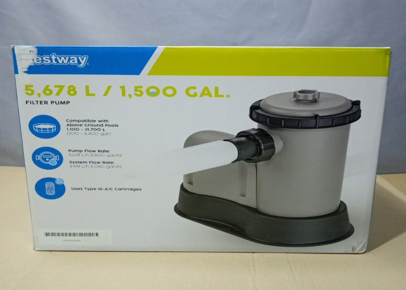 Filtro de Agua FlowClear 5.678 Litros / 1,500 Galones, Bestway