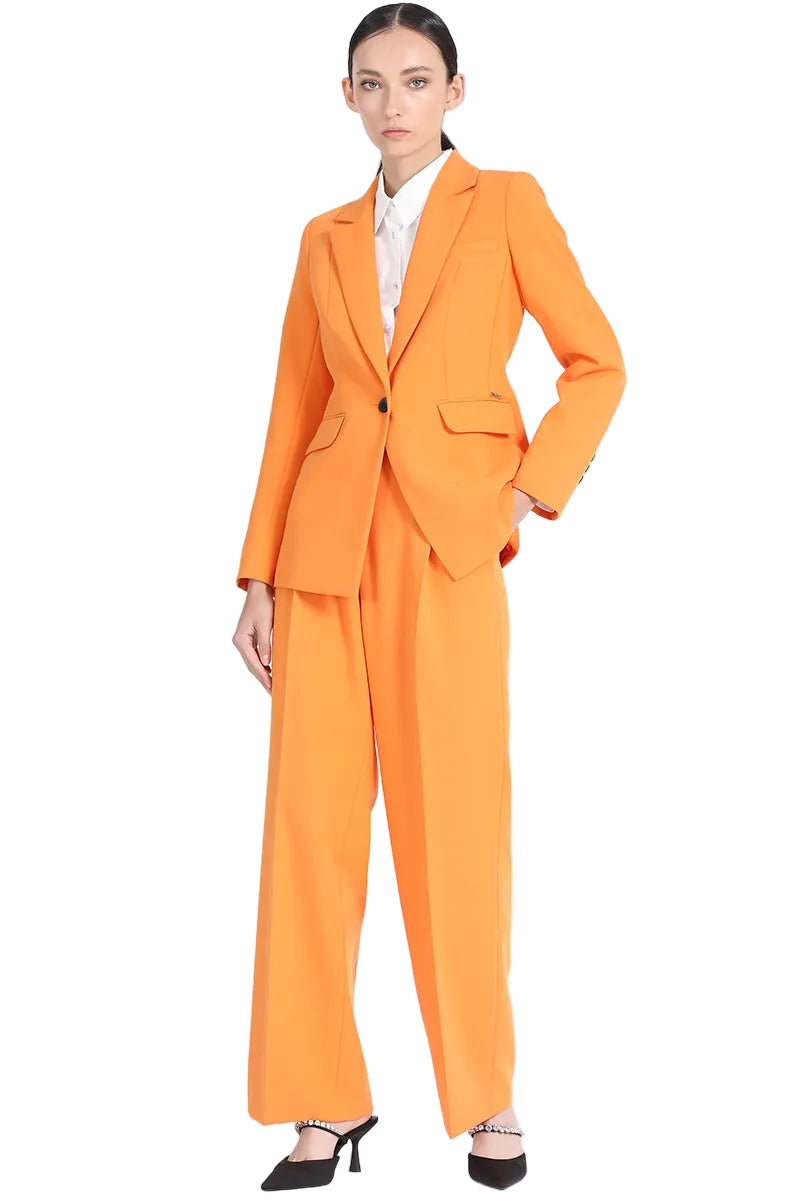 Traje Formal Blazer Pantalón Esprit Naranjo 40 2 Pieza Femenino