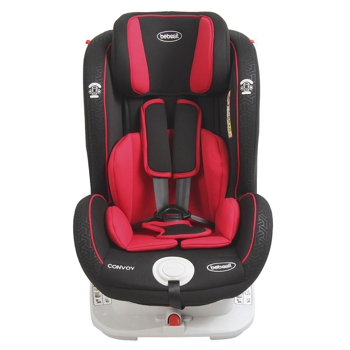 Silla De Auto Bebesit Conovoy  Mk 688 Negro Rojo 25 Kl