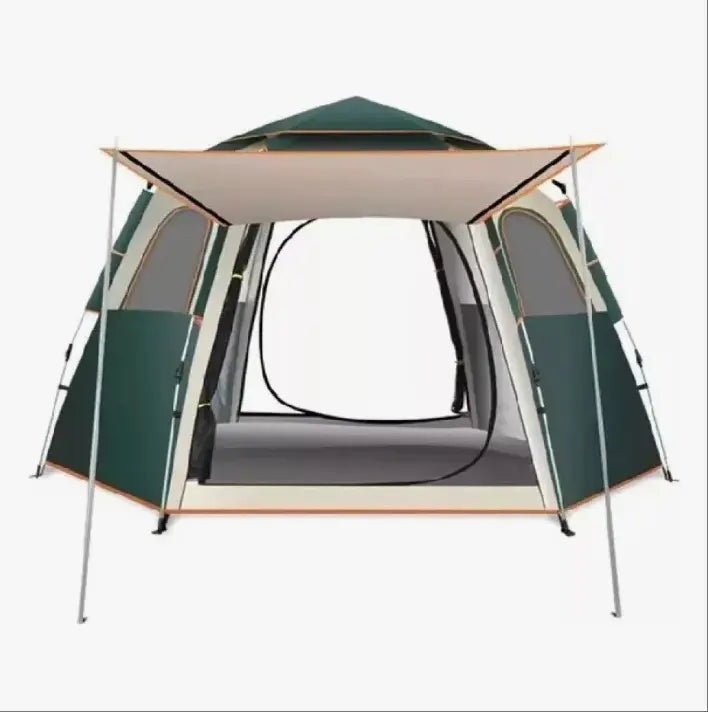 Carpa Hexagonal Automática Fitpro Beige