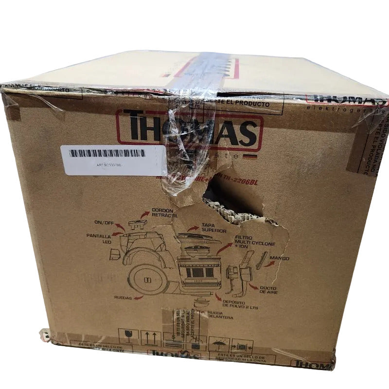 Aspiradora Thomas Multi Cyclone + Ion TH-2206BL Azul y Gris