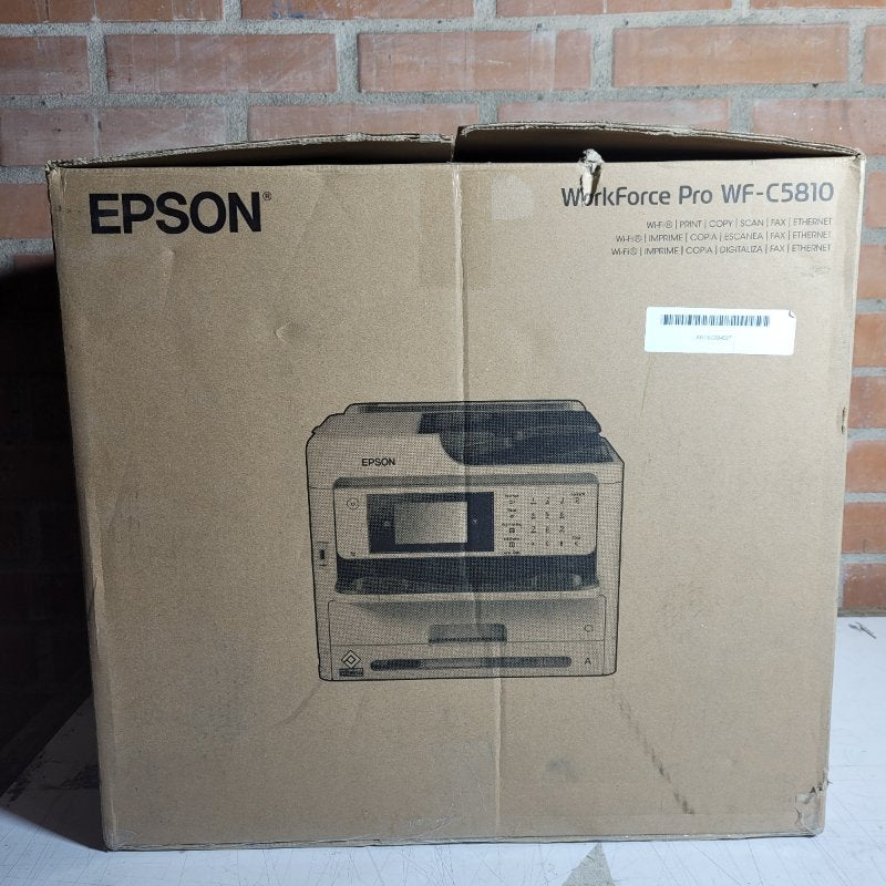 Impresora Multifuncional Tinta Continua WiFi Direct Epson Pro WF-C5810 Blanco