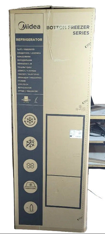 Refrigerador Midea MDRB424FGE50 Silver 310 Litros