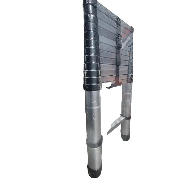 Escalera Telescópica Vaelora Retráctil de Aluminio 3.8m, Capacidad 150kg