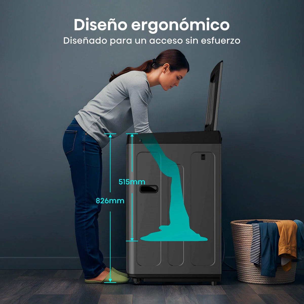 Lavadora Automática Hisense WT3K1031UT 10 Kilos