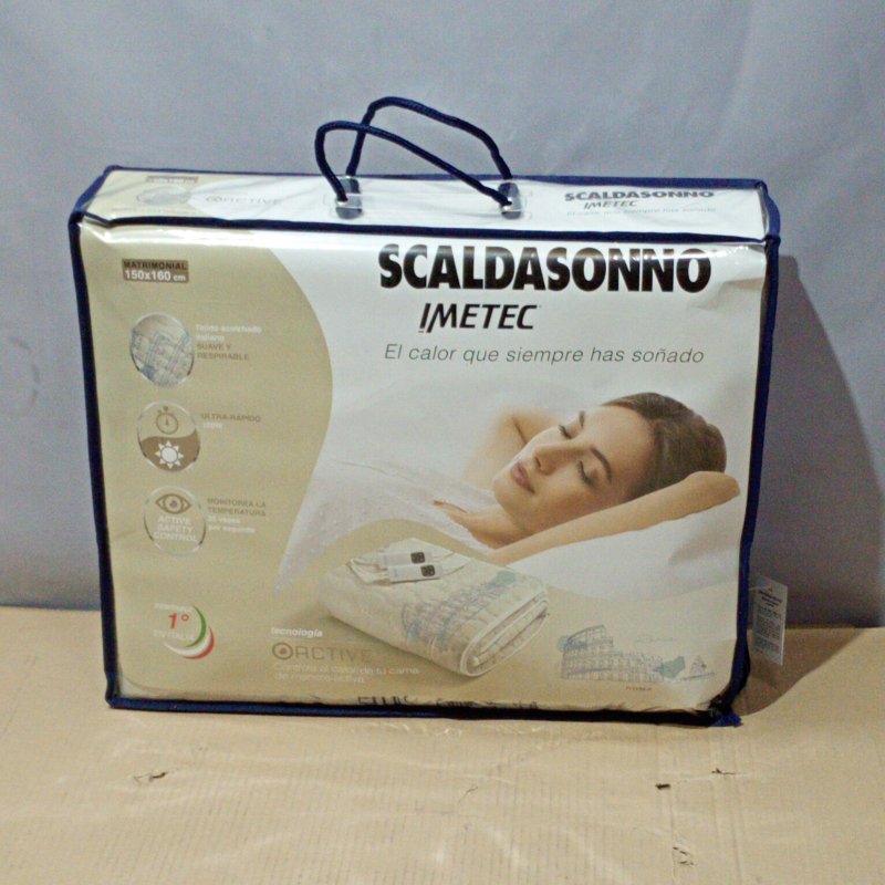 Calientacama Imetec Scaldasonno Beige 150x160 cm, 2 Plazas
