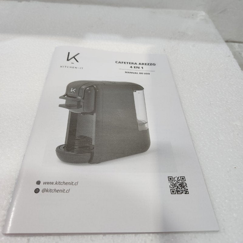 Cafetera Kitchen-IT Arezzo 4 en 1 Negro