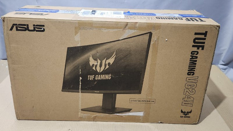 Monitor Gamer TUF ASUS VG24V 24 pulgadas Curvo, Negro