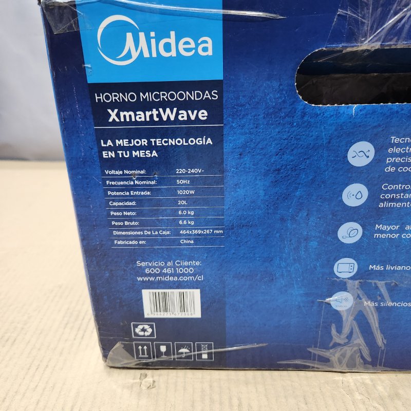 Horno Microondas Midea MMP-20M711 Negro 20 Litros
