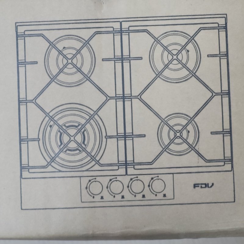 Encimera a Gas 4 Quemadores FDV Signature 60 cm