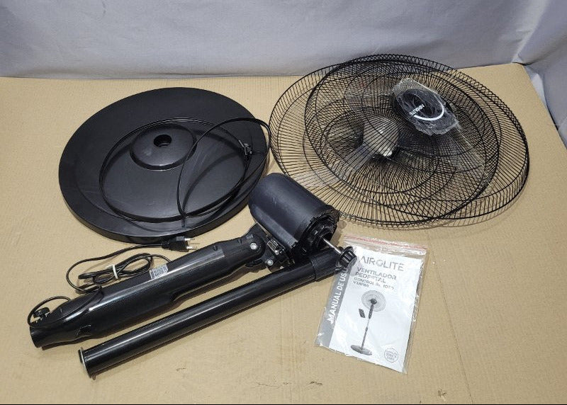 Ventilador Pedestal 18 AIROLITE V18P8R, Negro