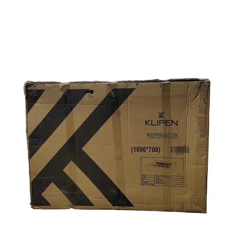 Receptáculo Zen con Desagüe Klipen 1000x700mm Blanco
