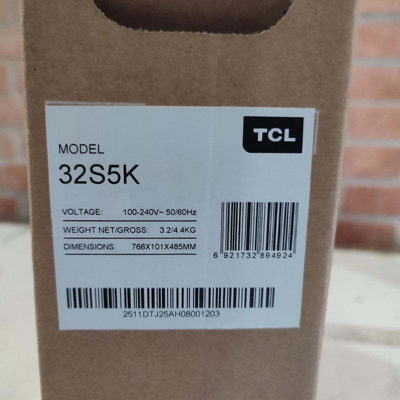 Smart TV TCL 32S5K 32 pulgadas Negro