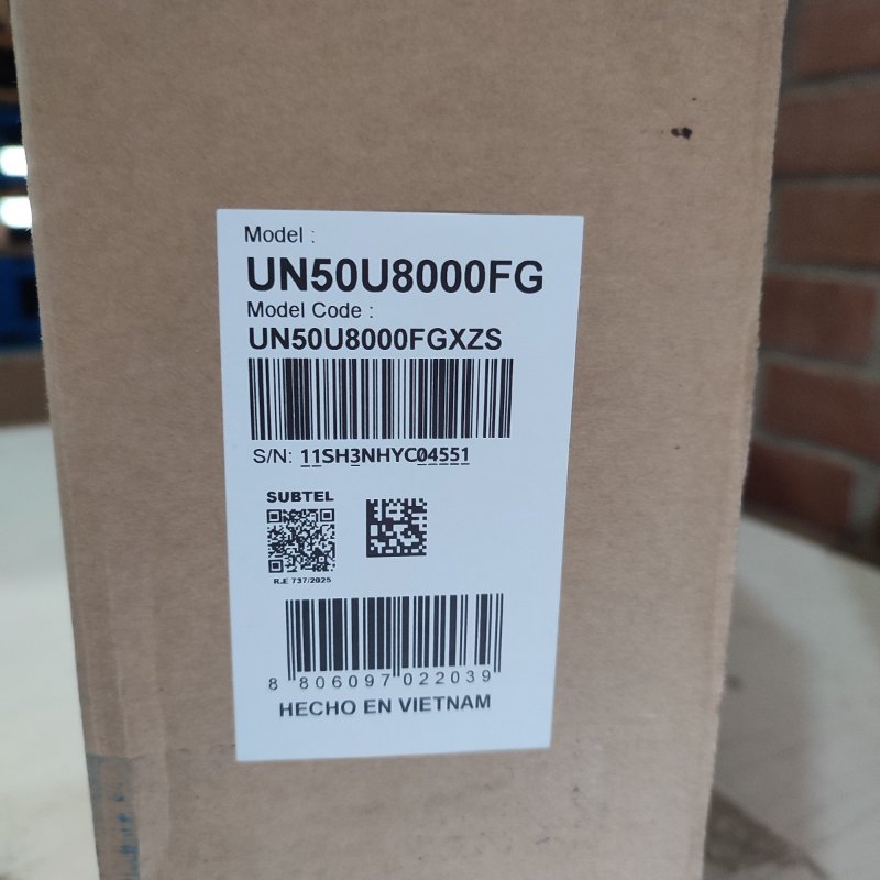 Smart TV Crystal UHD Samsung UN50U8000FG 50 pulgadas