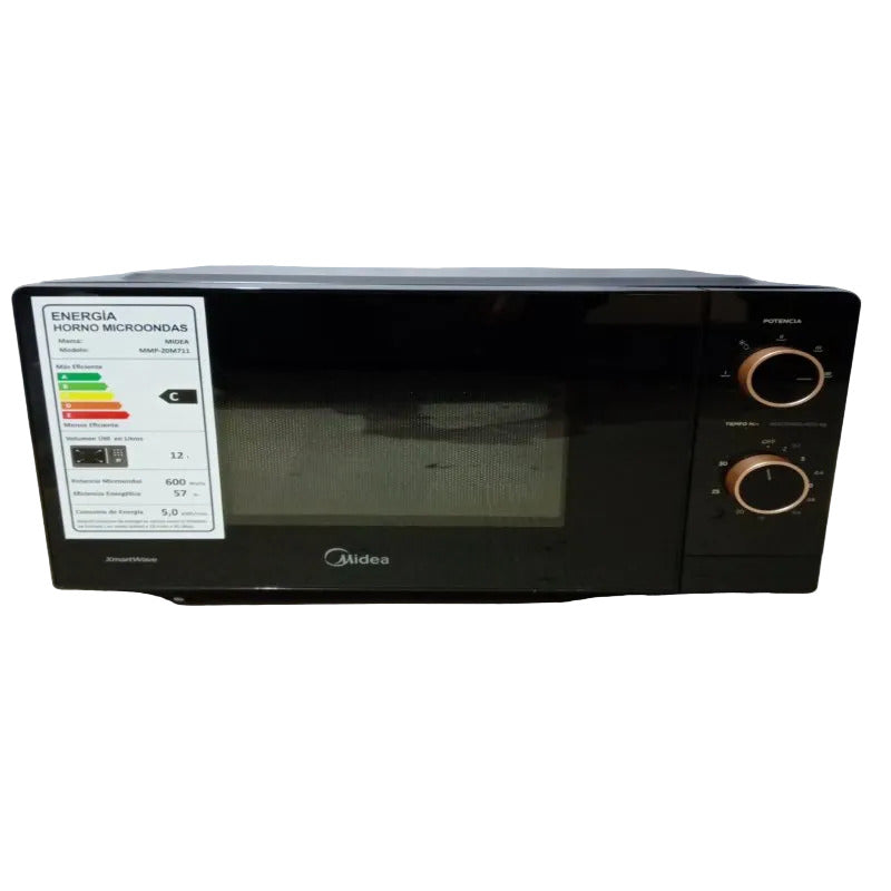 Horno Microondas Midea MMP-20M711 Negro 20 Litros