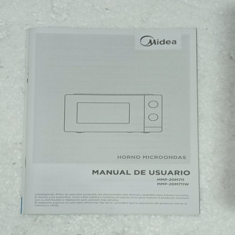 Horno Microondas Midea MMP-20M711 Negro 20 Litros
