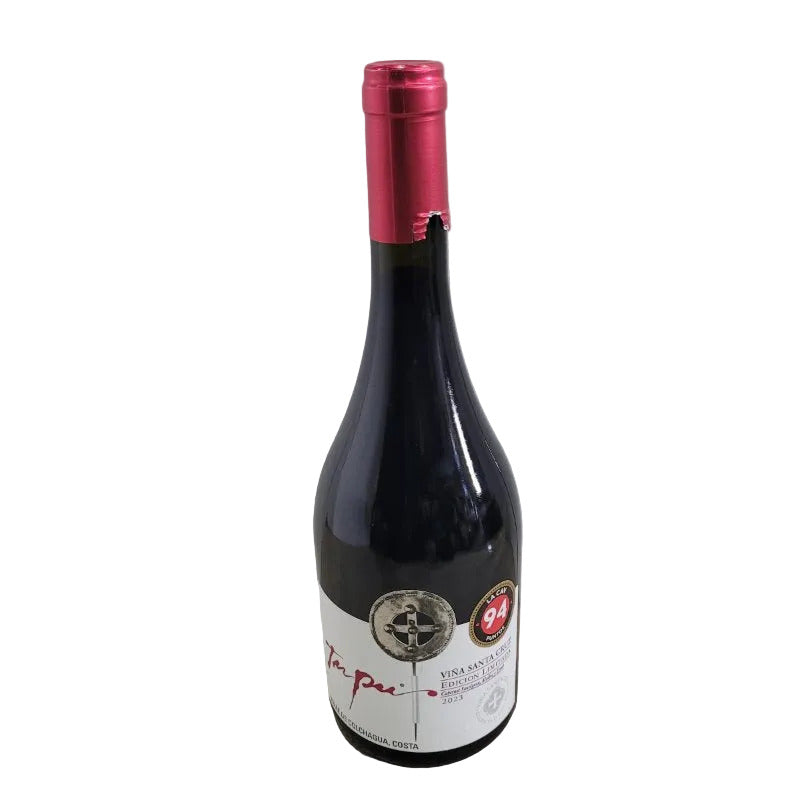 Vino Tinto Santa Cruz Tupú Edición Limitada Cabernet Sauvignon - Petit Verdot Valle de Colchagua 2016 - 750 ml