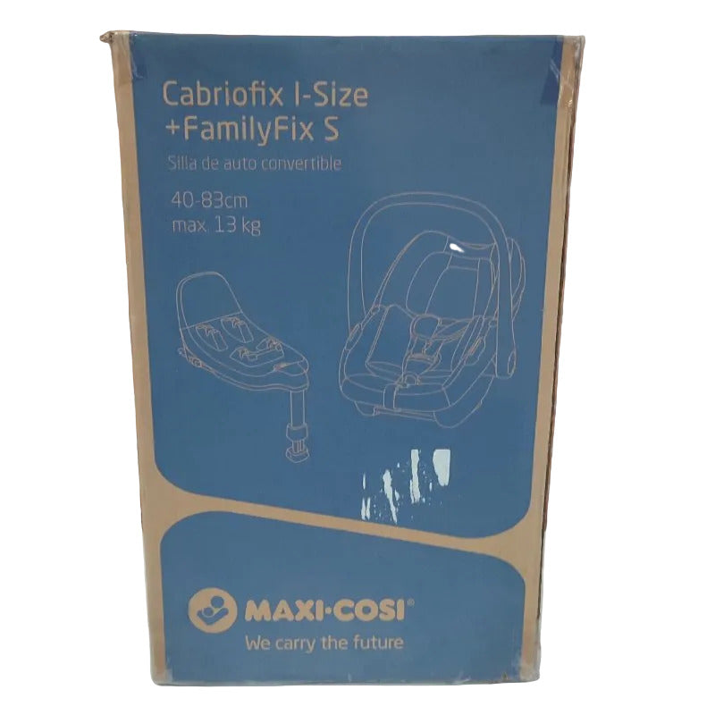 Silla de auto Cabriofix + FamilyFix S Negro Maxi Cosi, Negro