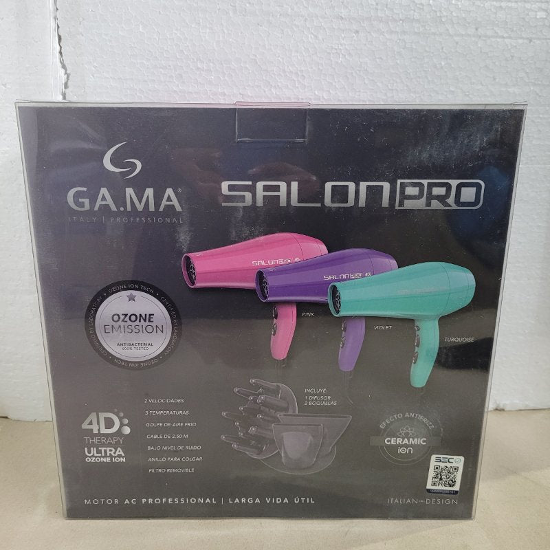 Secador de Pelo Gama Salon Pro 4D, Rosado