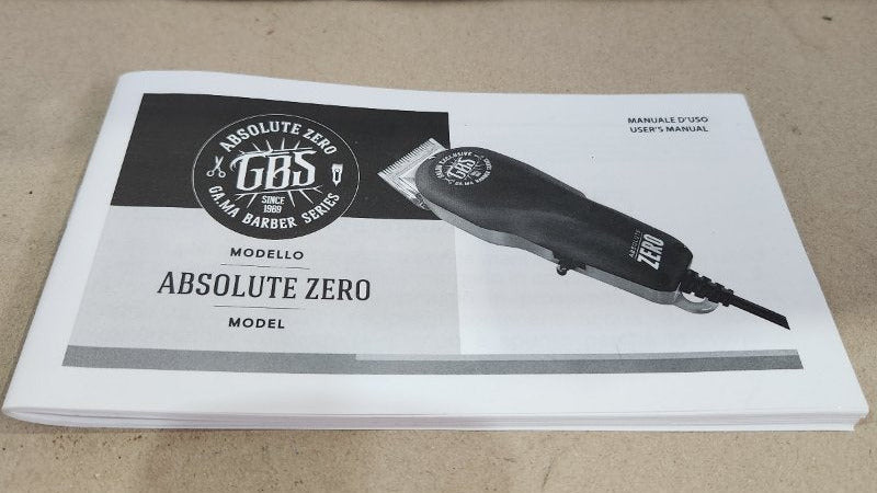 Máquina Corta Pelo Gama Salon Exclusive Absolute Zero Negro