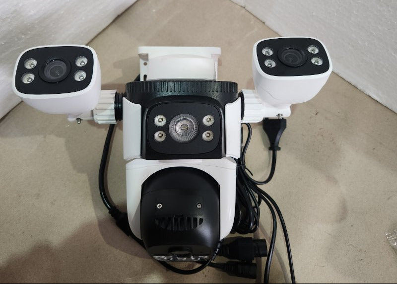 Cámara de Vigilancia ATSG Triple 15 MP para Exterior