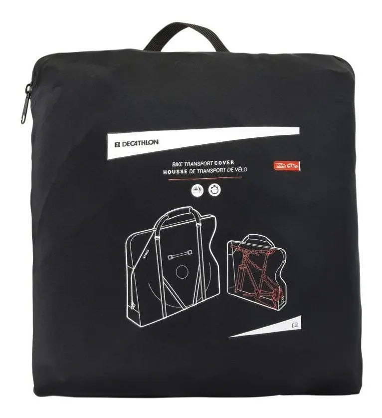 Funda de Transporte para Bicicleta con Bolsillo y Cremallera, Decathlon