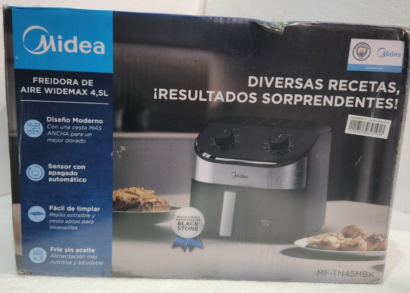 Freidora de Aire Midea WIDEMAX MF-TN45MBK 4.5 Litros