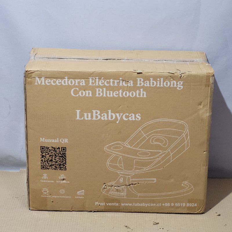 Mecedora Eléctrica Inteligente Lubabycas Bobi Long 2 en 1 – 0 a 24 Meses