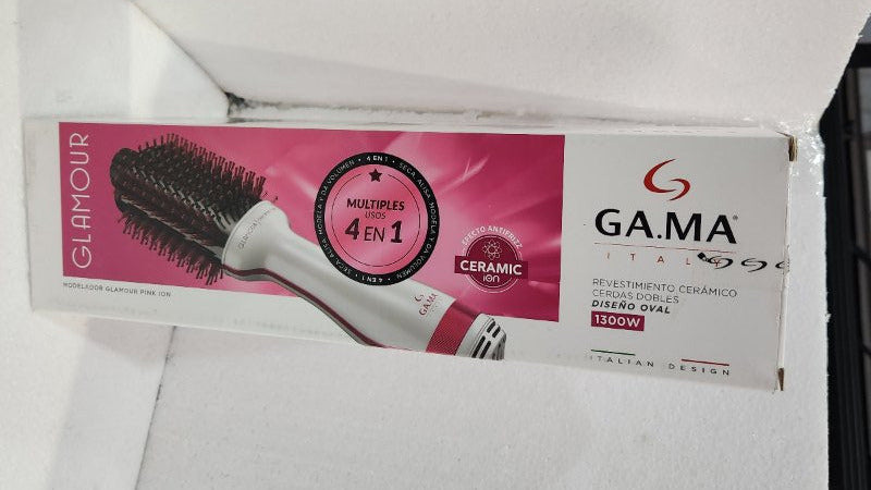 Cepillo Gama Secador Modelador 4 en 1 Glamour 1300 W