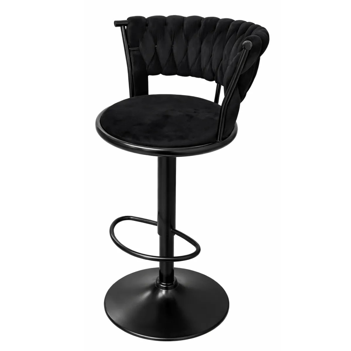 Pack 2 Taburetes Elegantes MOBOI Queen, Negro