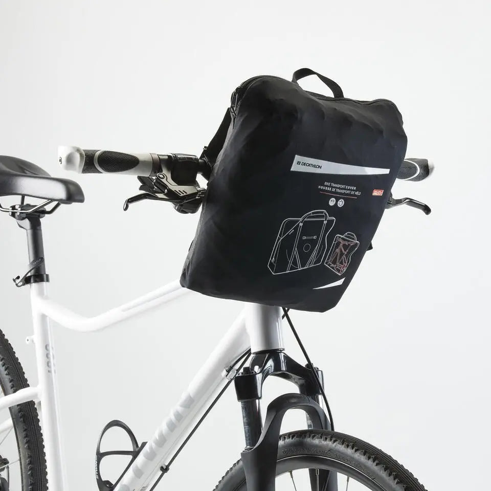 Funda de Transporte para Bicicleta con Bolsillo y Cremallera, Decathlon