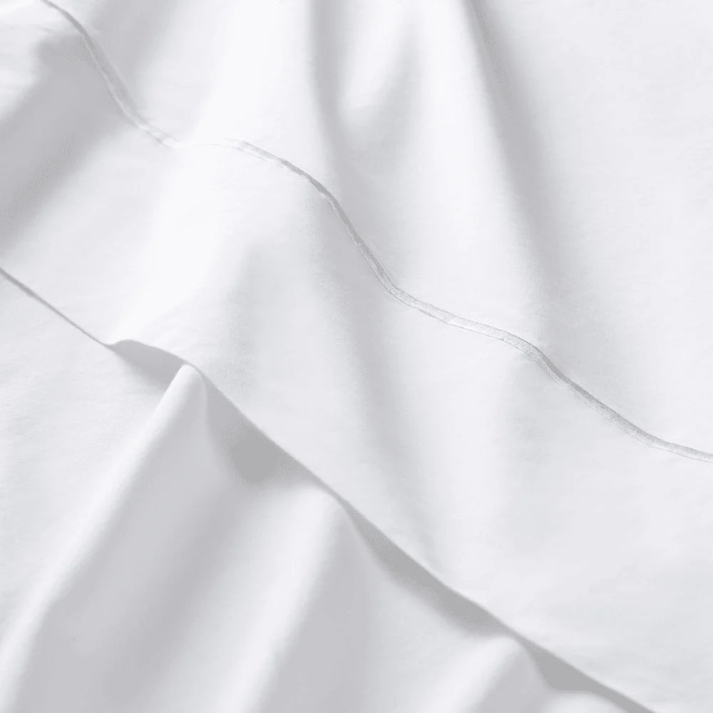 Juego De Sabanas Algodón Sweet Maite 600 Hilos Blanco Super King