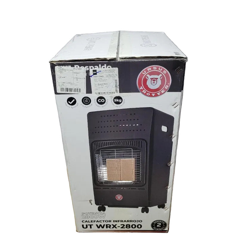 Calefactor Infrarrojo Eléctrico Ursus Trotter UT WRX2800 5 KG