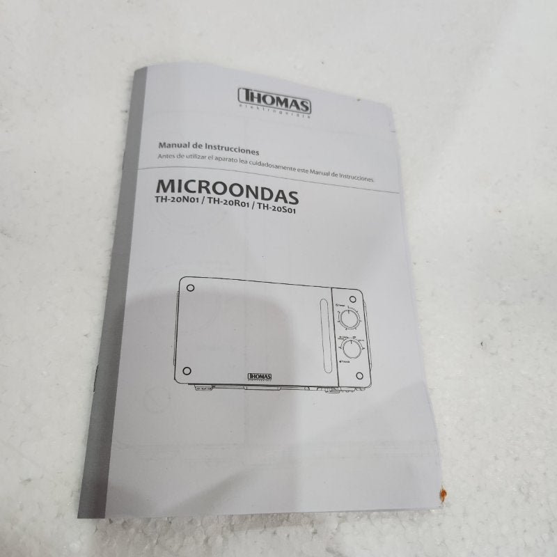 Microondas Thomas TH-20S01 20 Litros, Gris