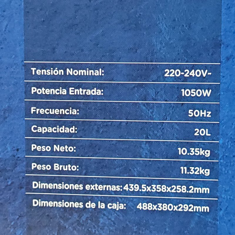 Microondas Midea MMP-20NCJ9 20 Litros