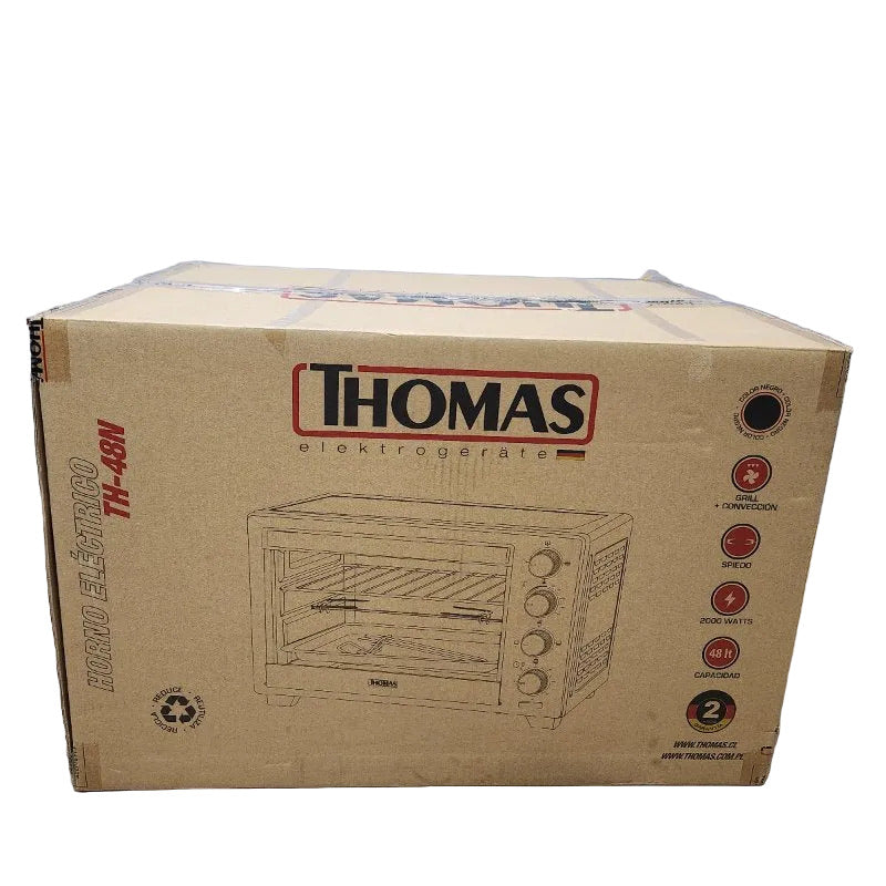 Horno Eléctrico Thomas TH-48N Negro 48 Litros