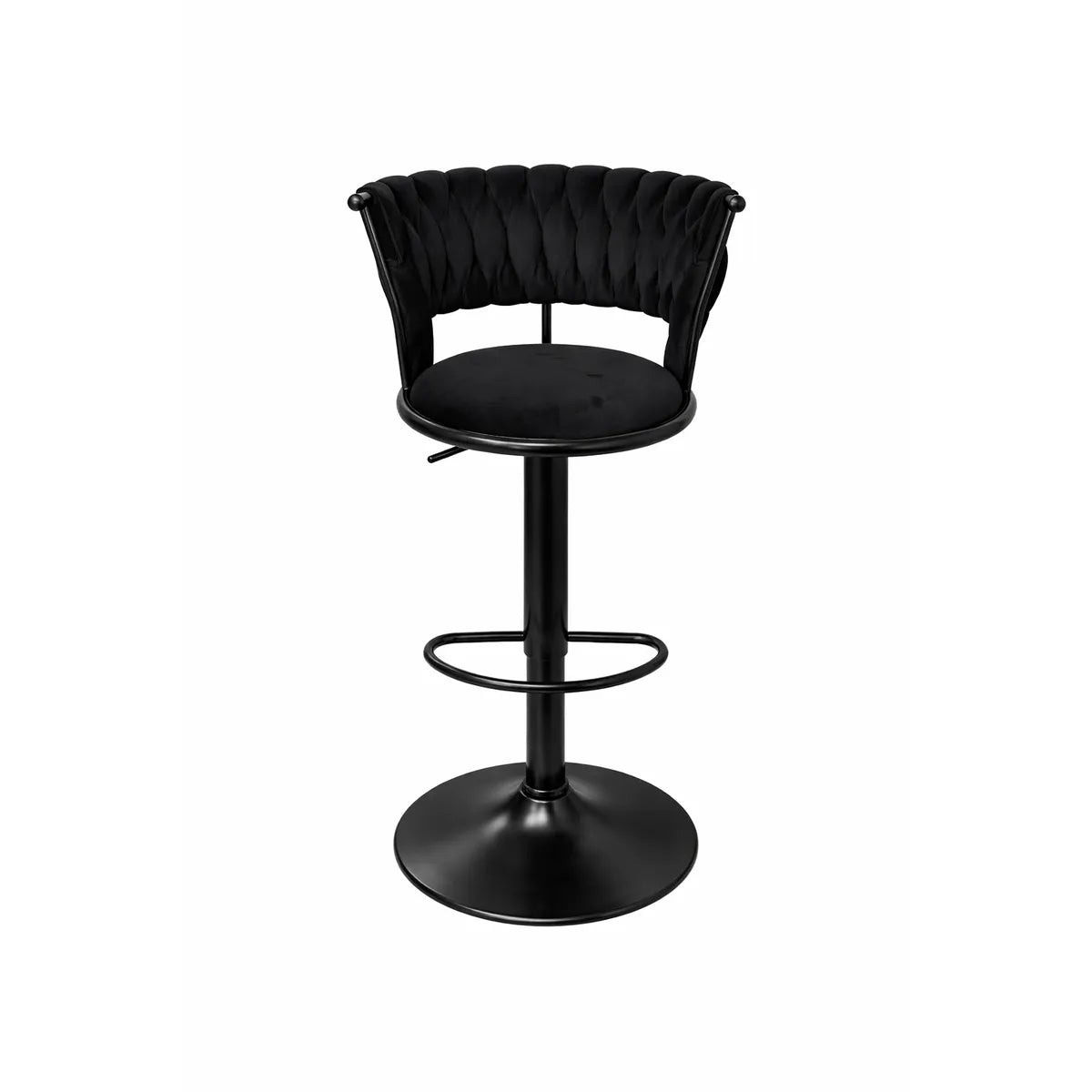 Pack 2 Taburetes Elegantes MOBOI Queen, Negro