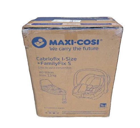 Silla de auto Cabriofix + FamilyFix S Negro Maxi Cosi, Negro