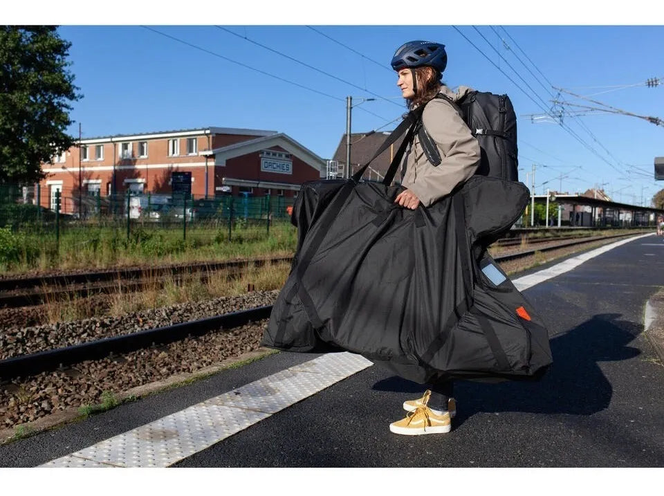 Funda de Transporte para Bicicleta con Bolsillo y Cremallera, Decathlon