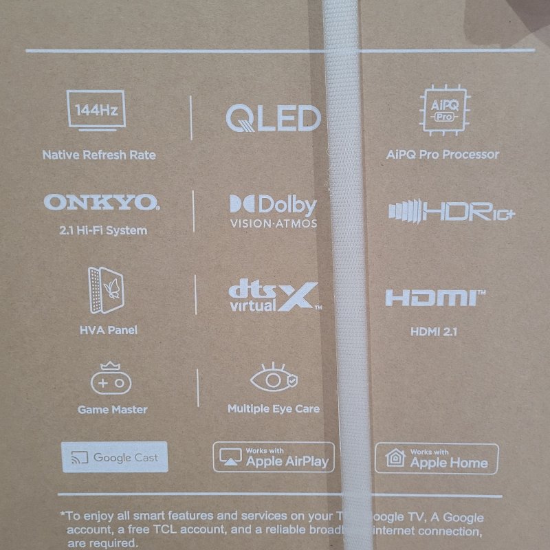 SMART TV QLED TCL 85P8K 85 pulgadas