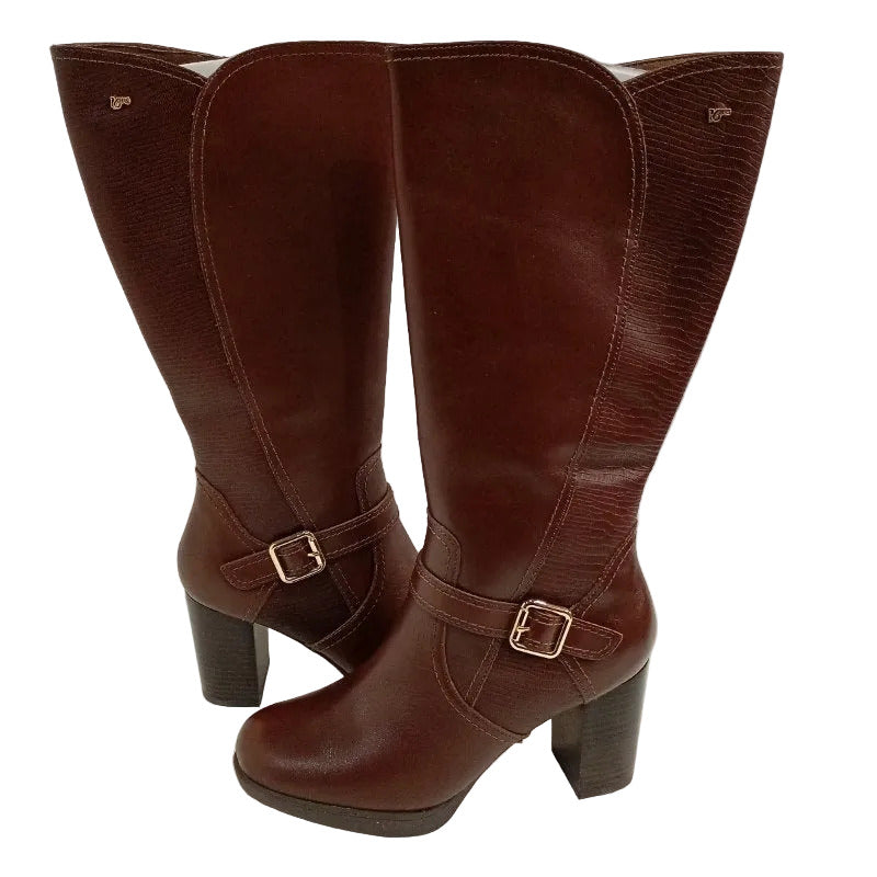 Botas de Cuerocon taco para Mujer 16HRS 16M0354