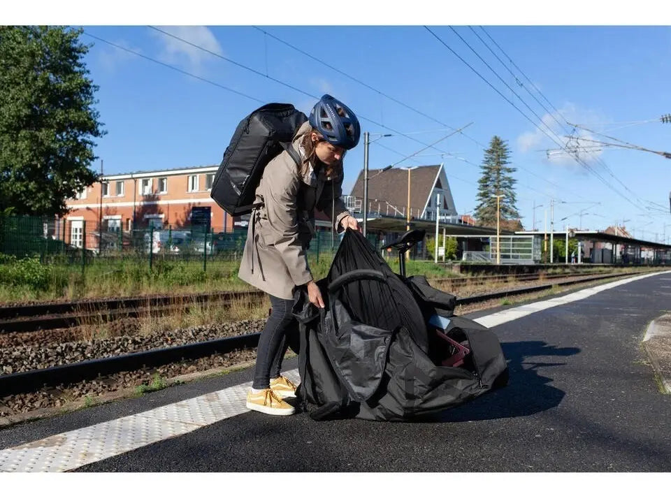 Funda de Transporte para Bicicleta con Bolsillo y Cremallera, Decathlon