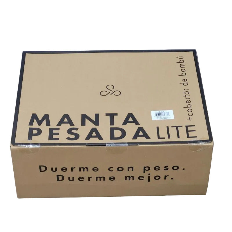 Manta Pesada + Cobertor Lite Single 7 kg 1.5 Plazas, Hypnos