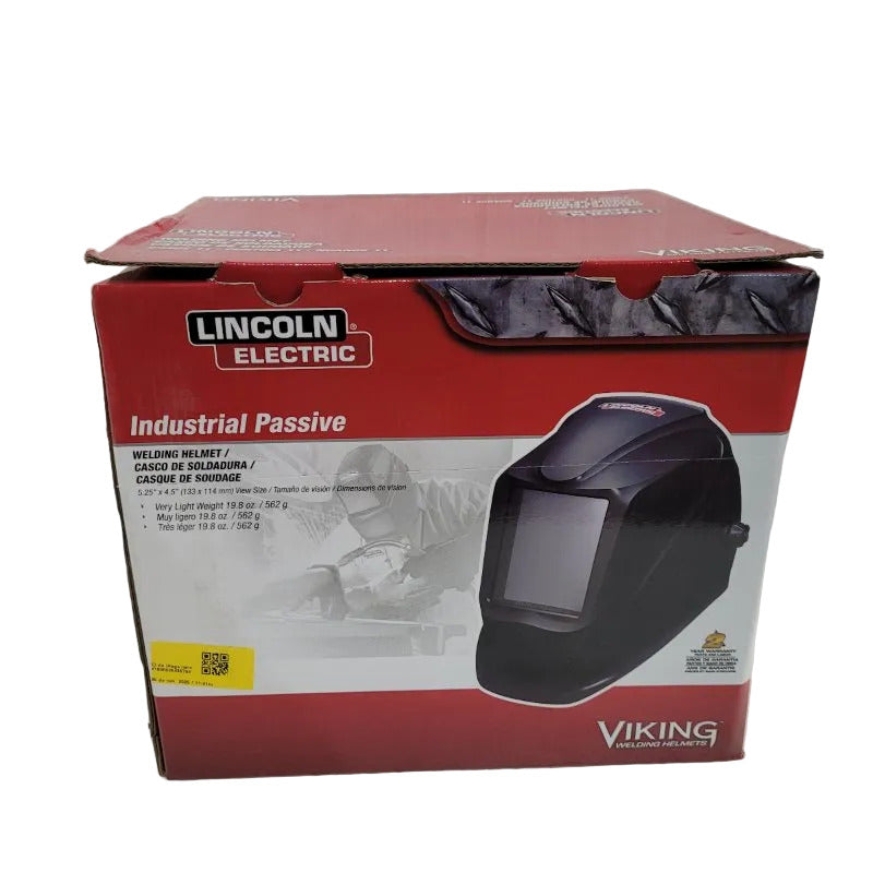 Casco de Soldadura Lincoln Electric Viking 5x4 Passive Negro