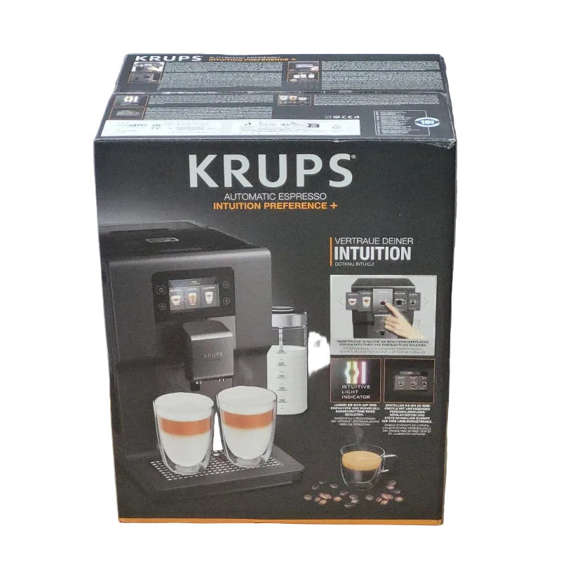 Cafetera Krups Intuition Preference+ EA875U10, Gris
