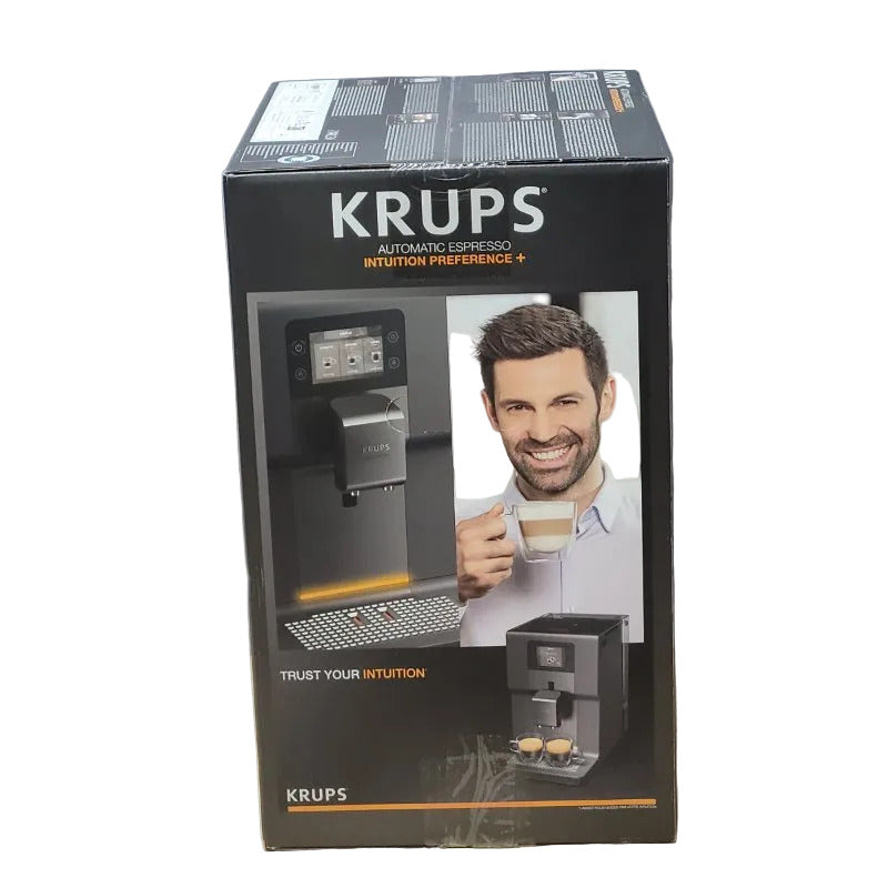 Cafetera Krups Intuition Preference+ EA875U10, Gris