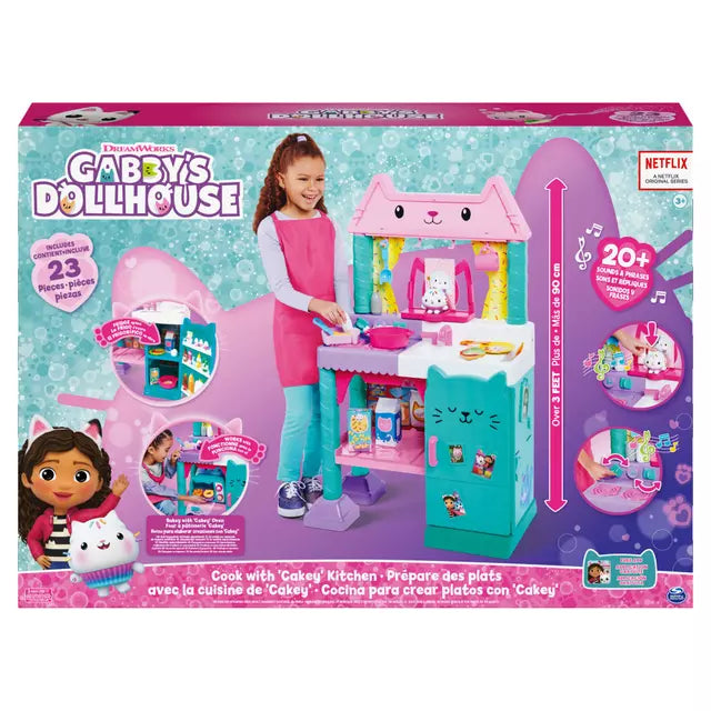 GABBY'S DOLLHOUSE DREAMWORKS COOK WITH CAKEY KITCHEN