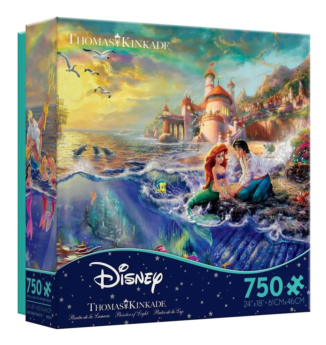 Rompecabezas 750 Pza Thomas Kinkade Disney La Sirenita