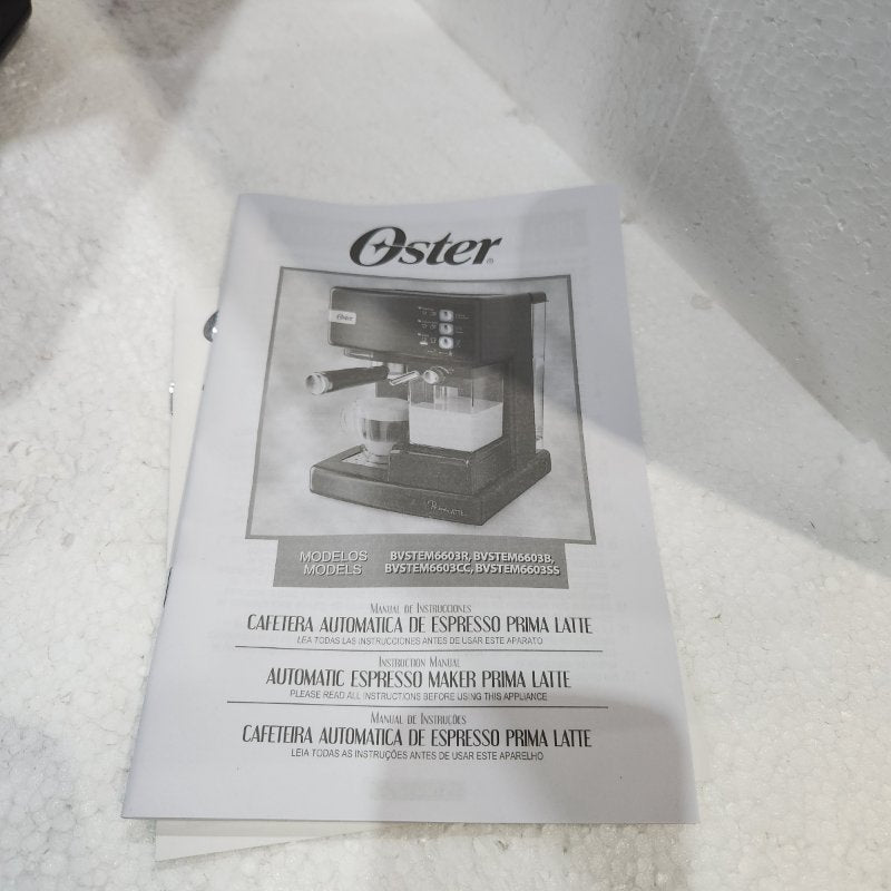 Cafetera Automática de Espresso Oster Prima Latte BVSTEM6603CC